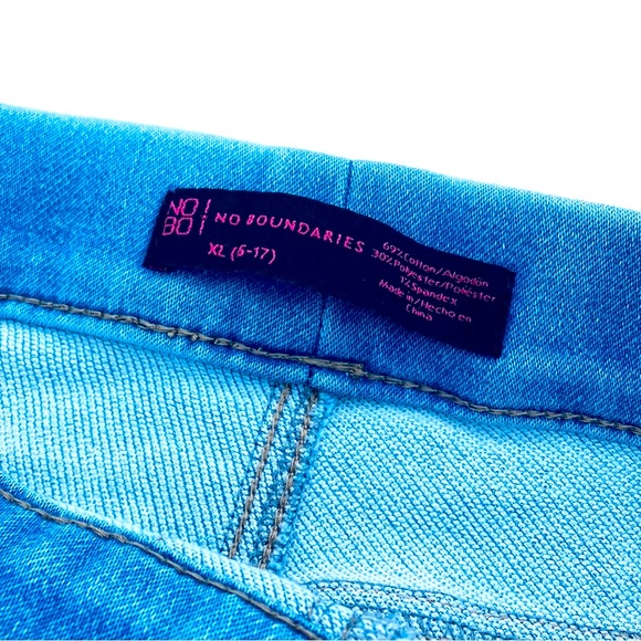 No Boundaries XL Acid Wash Stretch Jeans Jeggings - Picture 4 of 8
